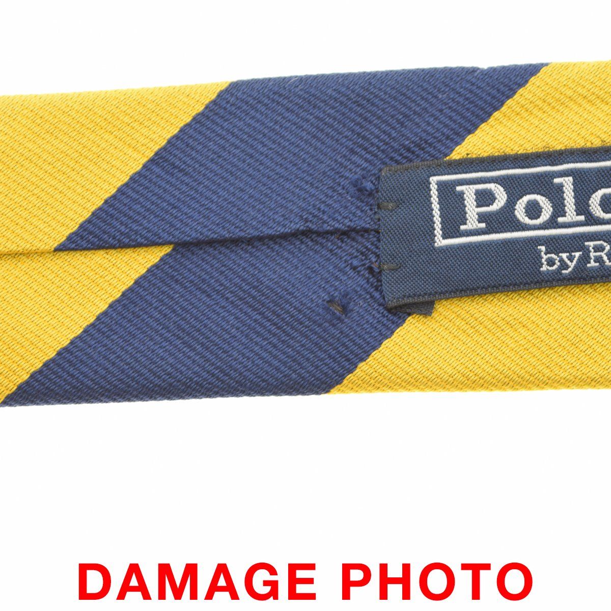POLORALPHLAUREN】イタリア製 レジメンタルストライプ シルク