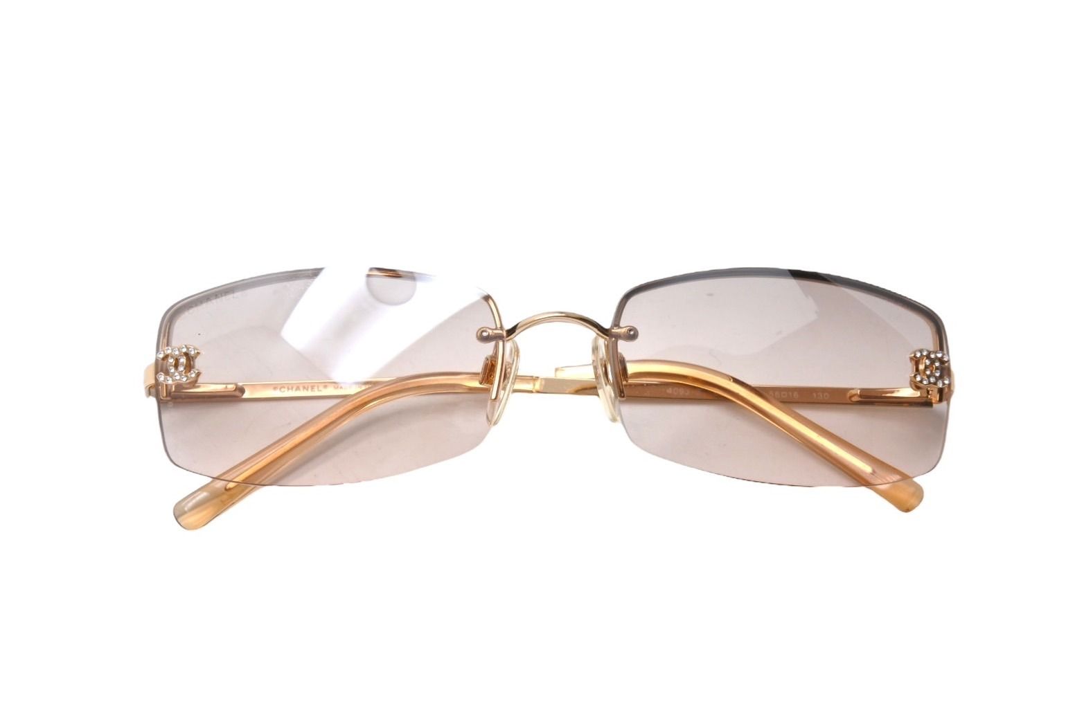 CHANEL シャネル リムレス サングラス 4093-B c.125/8Z サイズ56□16 