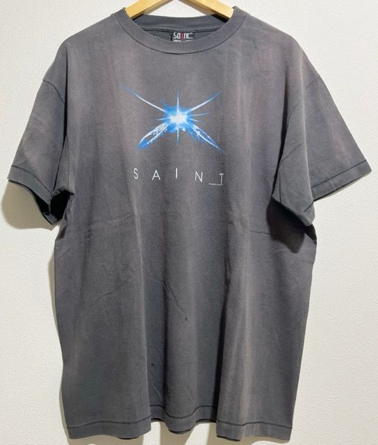 SAINT MICHAEL （セントマイケル）SM-S23-0000-005PAINヴィンテージ加工Tシャツ【A31469-007】