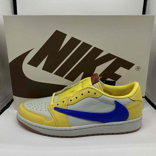 NIKE 2024 x TRAVIS SCOTT WMNS AIR JORDAN 1 LOW OG SP CANARY 28.0cm  