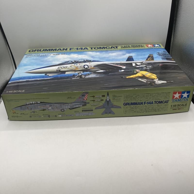 中古】ﾋｺｳｷ）61122 1/48 ｸﾞﾗﾏﾝ F-14A ﾄﾑｷｬｯﾄ(後期型) 発艦ｾｯﾄ[90