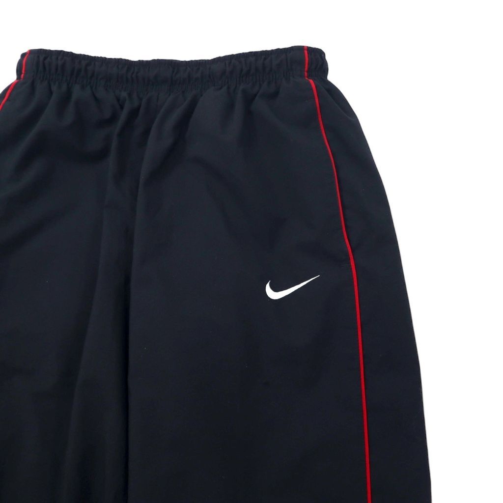 NIKE トラックパンツ ジャージ L ブラック ポリエステル サイド