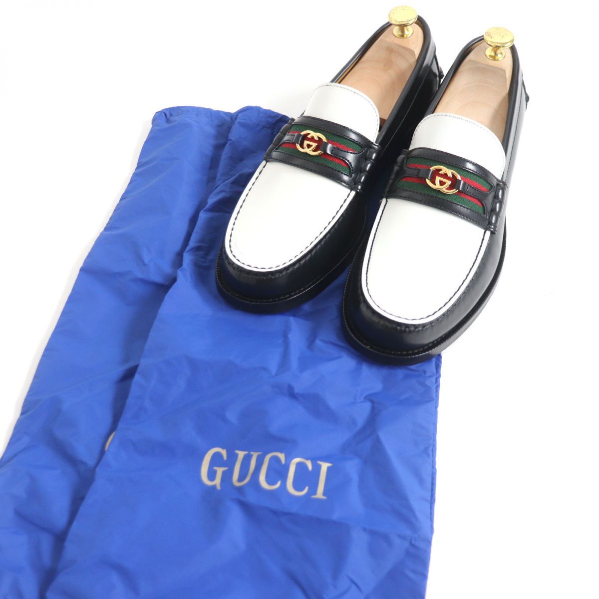 極美品□GUCCI/グッチ 644724 ウェブライン インターロッキングG