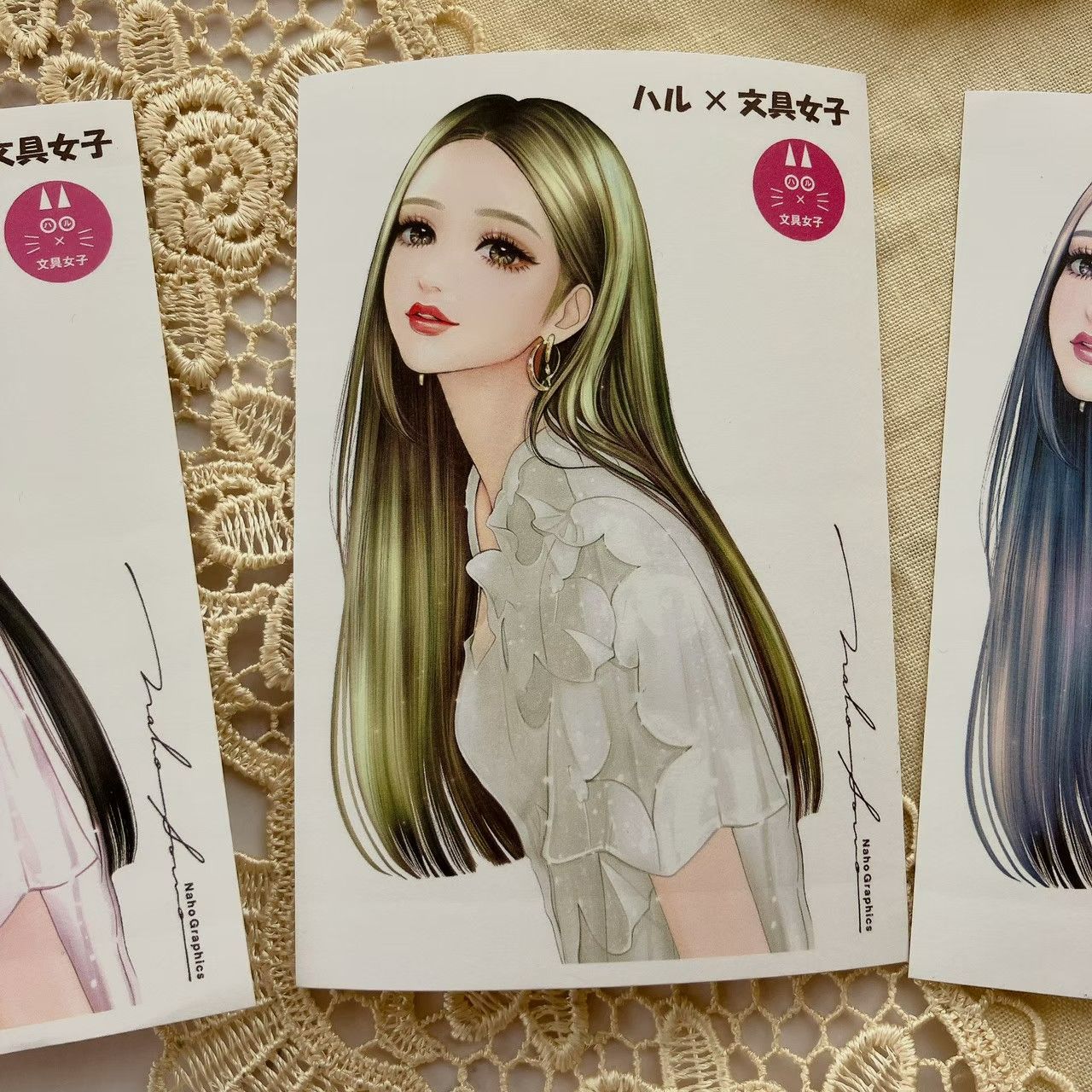 ソウノ ナホ 　きれいなお姉さんステッカー④　コンプセット　人物ステッカー ソウノ ナホ きれいなお姉さんステッカー⑤ 小分け販売 - メルカリ