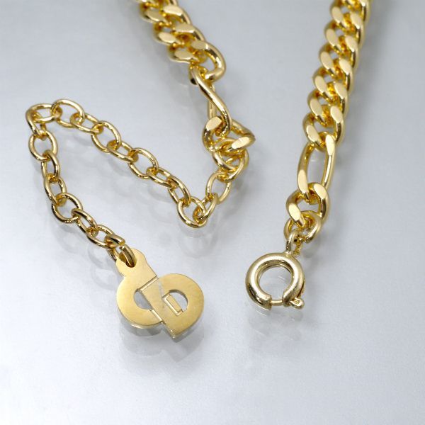 【極美品】Dior ネックレス CD リボンモチーフ ゴールド ヴィンテージ Dior Vintage CDロゴリボンネックレス（ゴールド） - メルカリ