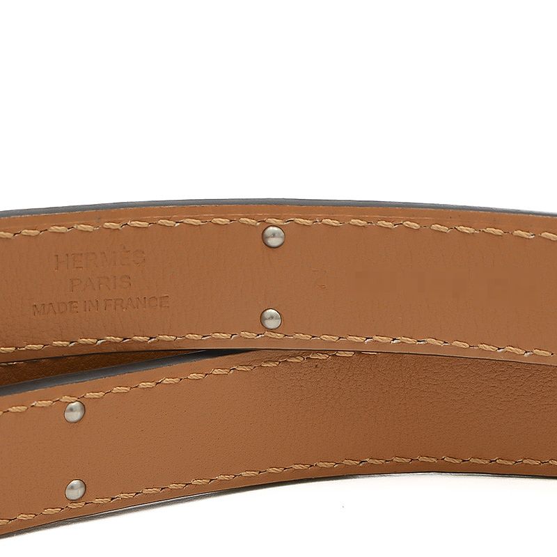 エルメス ケリーベルト エプソン エトゥープ シルバー金具 Z刻印