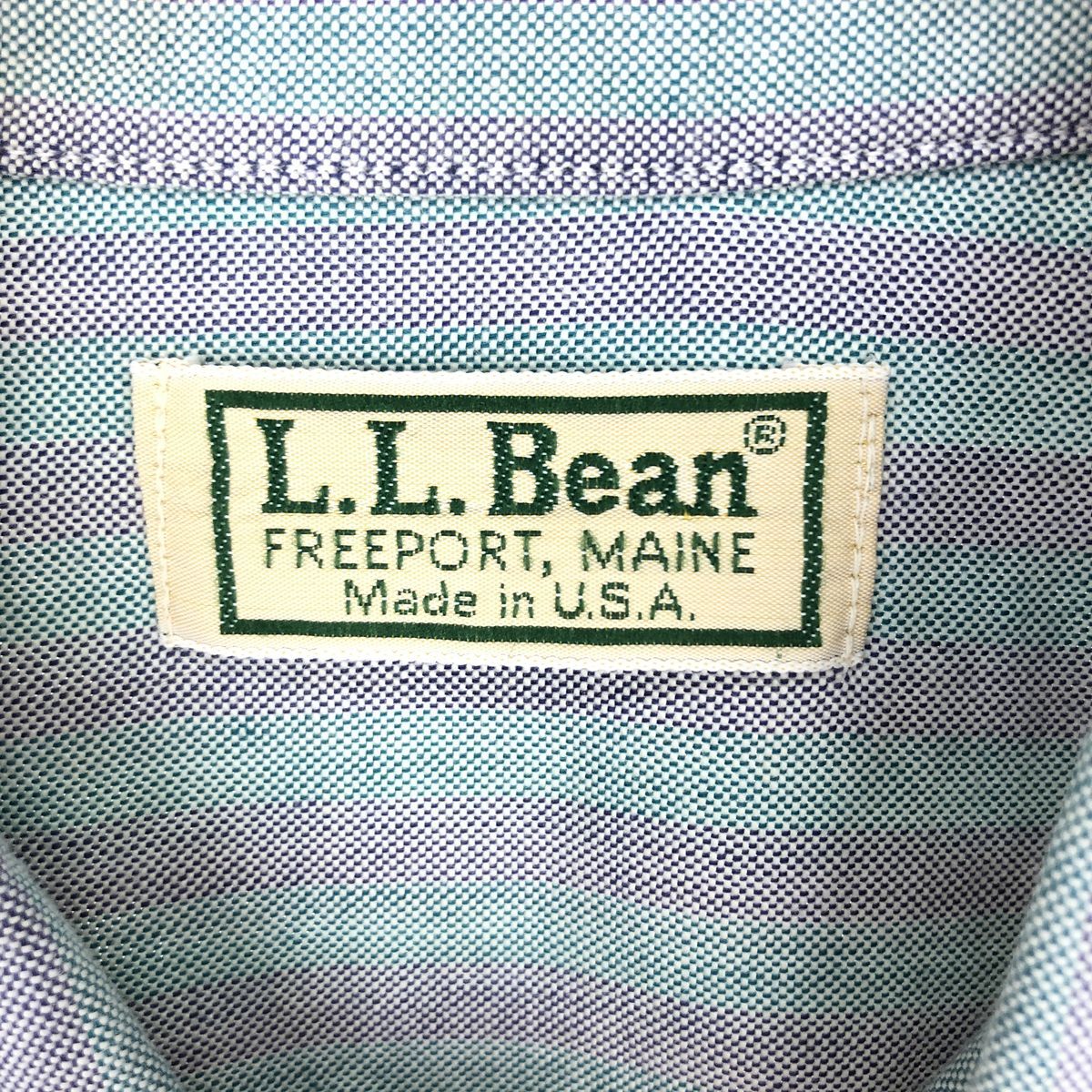 古着 90年代 エルエルビーン L.L.Bean 長袖 ボタンダウンストライプシャツ USA製 メンズXL ヴィンテージ/eaa442333