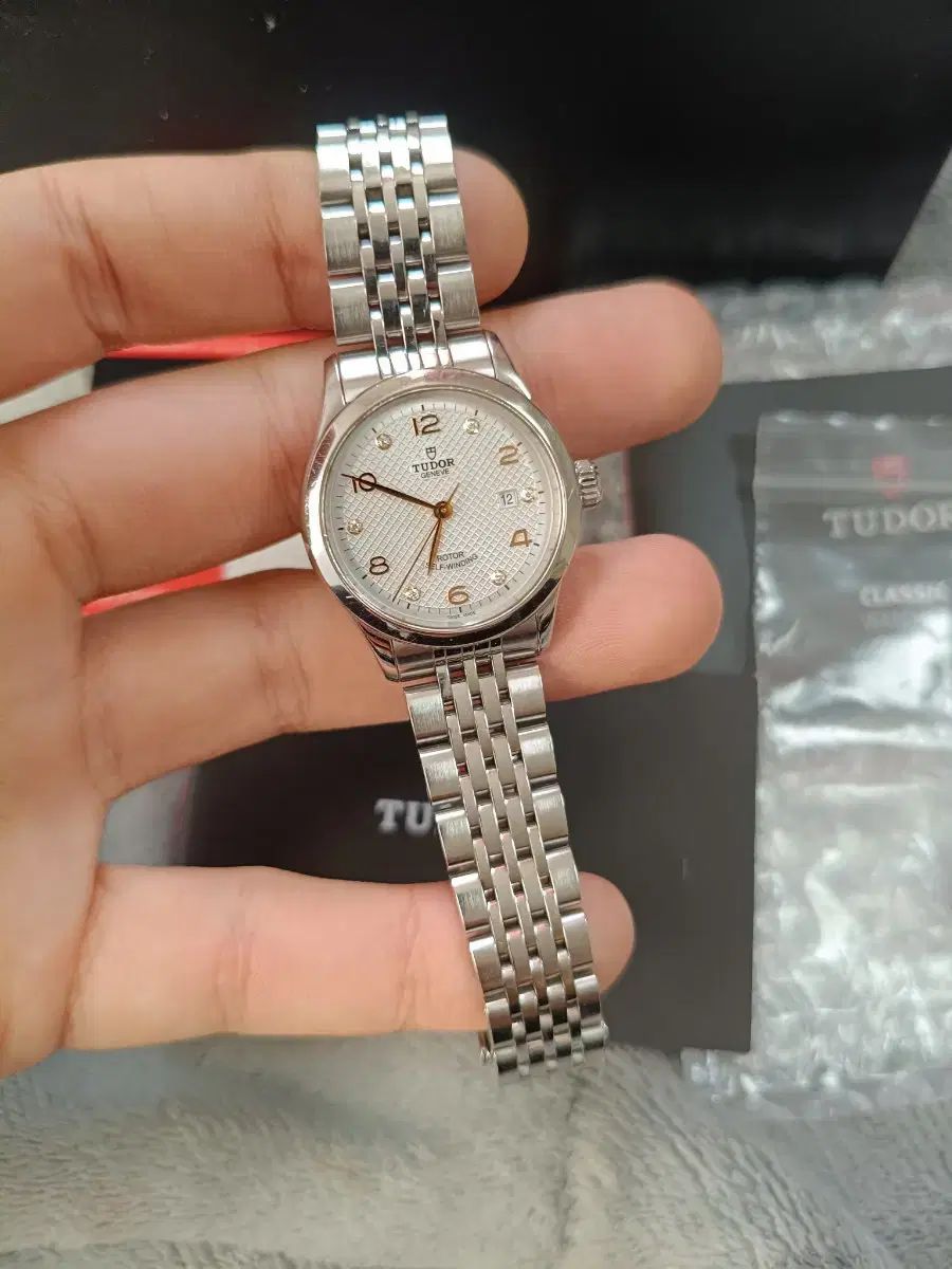 正規品 TUDOR チューダー 1926 ダイヤセット Classic レディース 時計 スチール コンビ フルセット