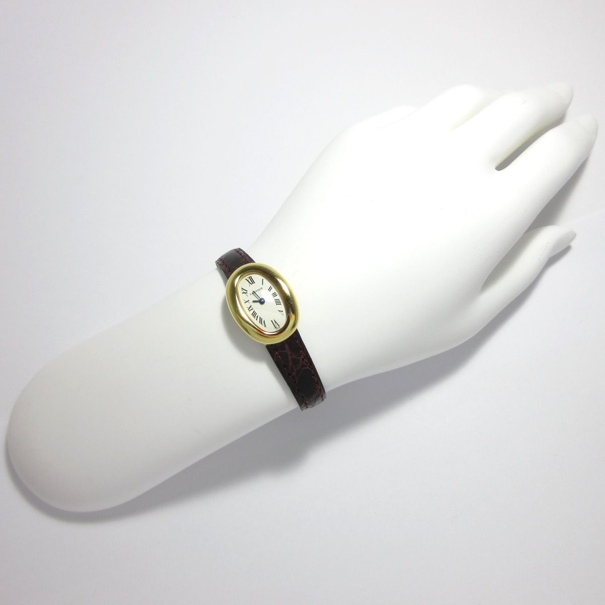 Cartier(カルティエ) 腕時計 ミニベニュワール W1510956 レディース K18YG/社外ベルト アイボリー - メルカリ