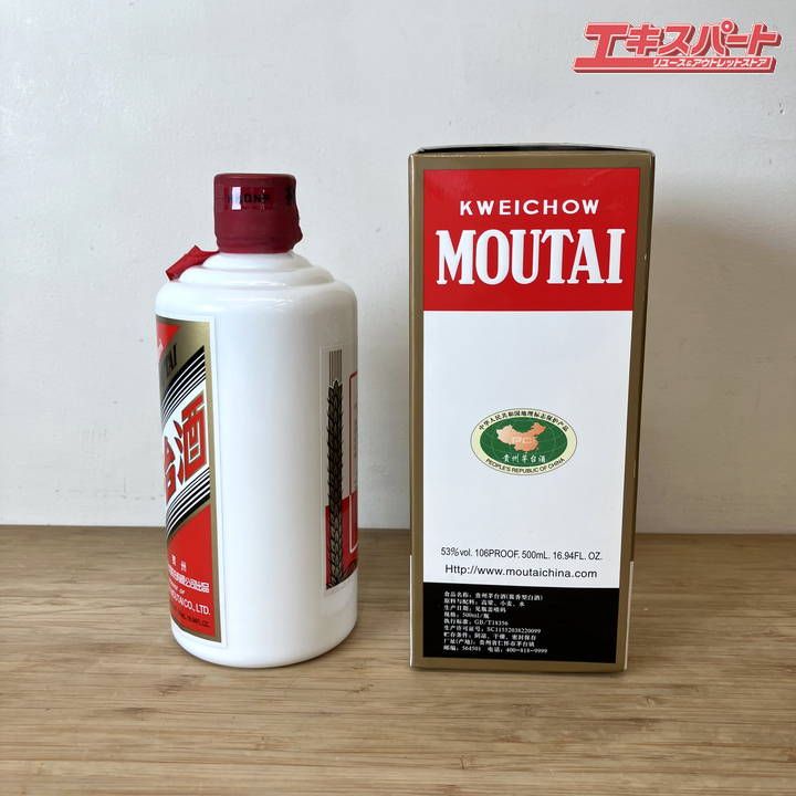未開栓品】 500ml 貴州茅台酒 マオタイ酒 2018 外箱付 ミスマ店