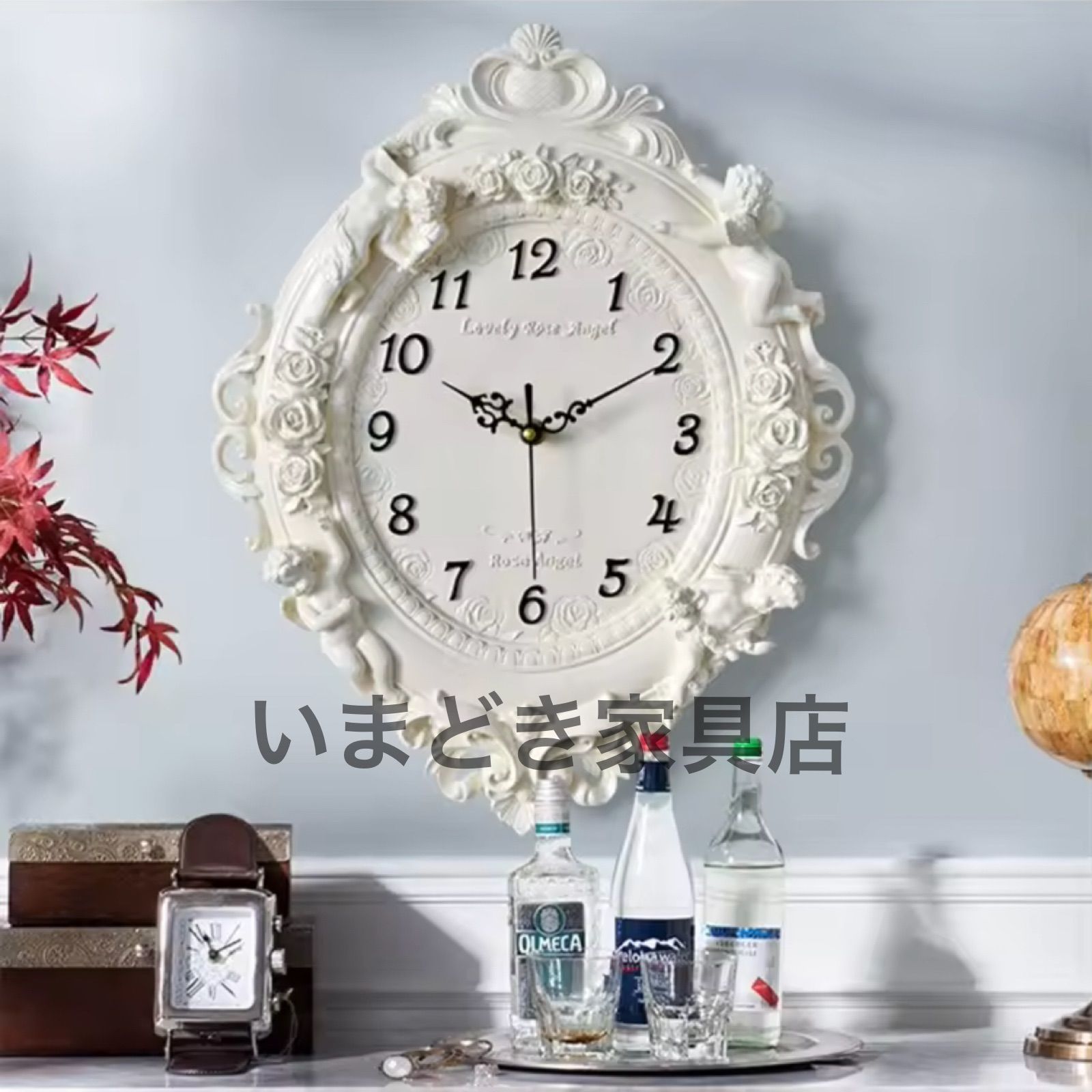 a74/激レア☆美品☆SEIKOSHA 昭和レトロ ゼンマイ時計 アンティーク