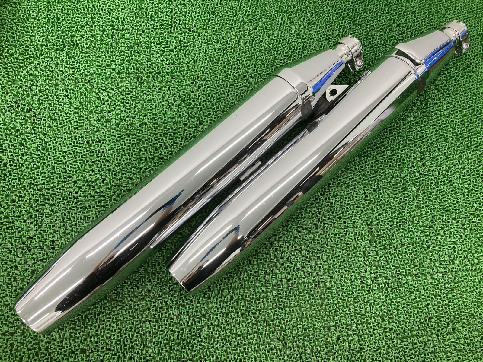 ドラッグスター1100クラシック サイレンサーマフラー 5KSP ヤマハ 純正 中古 バイク 部品 VP13J コケキズ無し 品薄 希少品 車検 Genuine