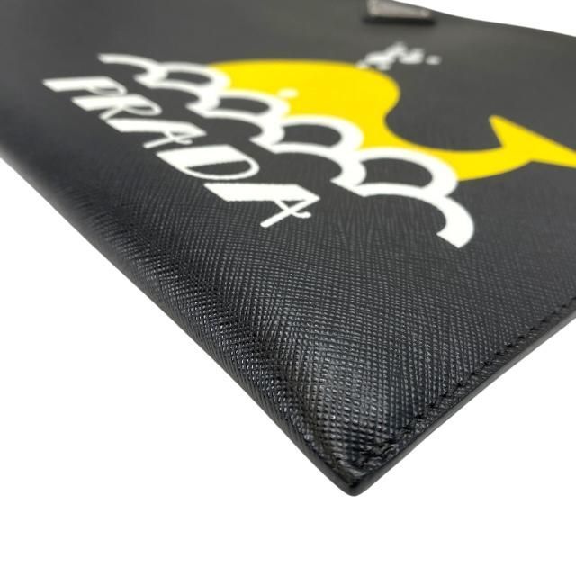 デカロゴ【PRADA】2wayバッグ ロゴ金具　ゴールド金具　ブラック デカロゴ【PRADA】2wayバッグ ロゴ金具 ゴールド金具 ブラック