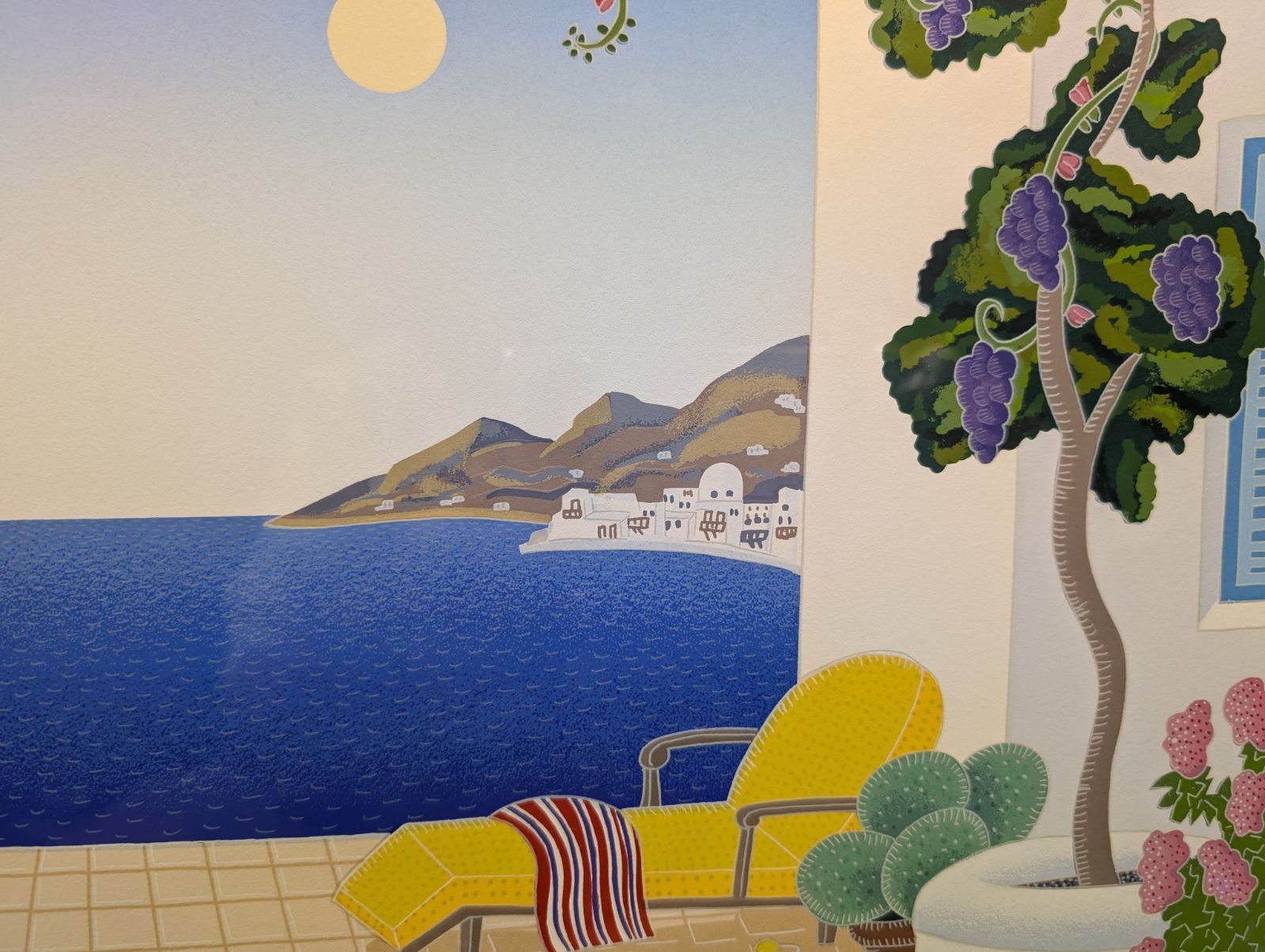 トーマス・マックナイトシルクスクリーンミコノス「カトミリ」特価