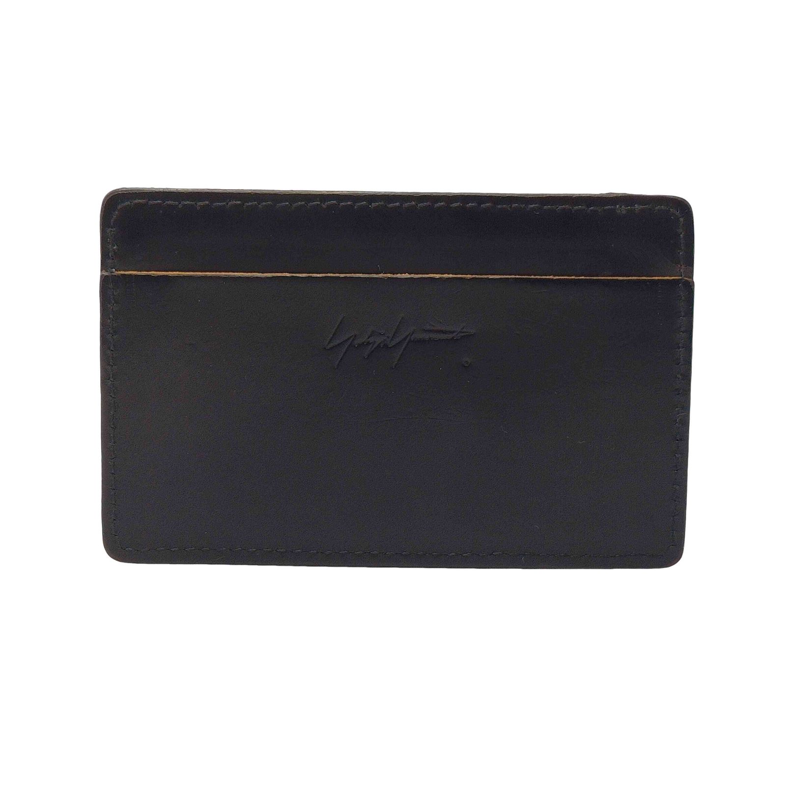 ヨウジヤマモト Yohji Yamamoto ロゴ 刻印 カードケース パスケース