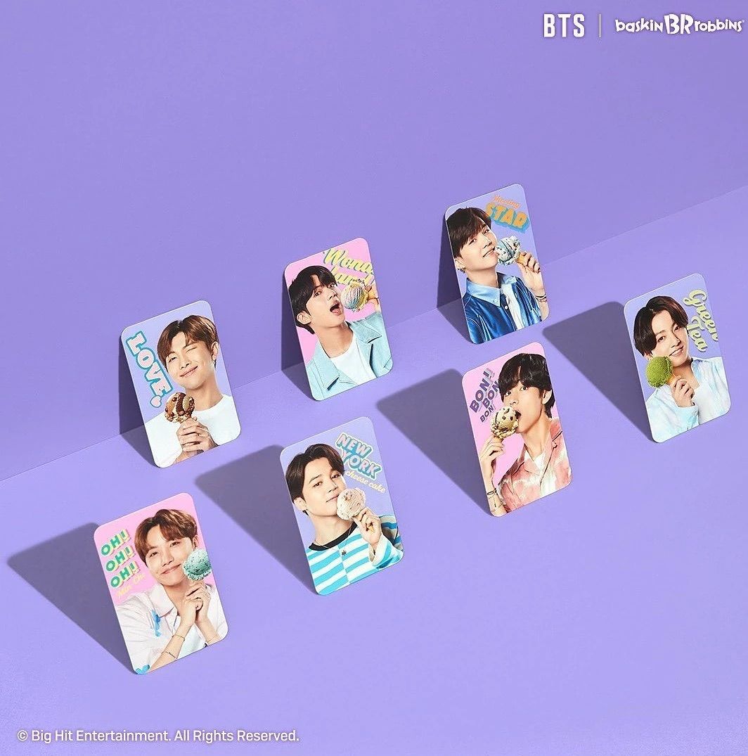 ゆっきー専用　BTS バスキンロビンス　サイダー トレカセット BTS バスキンロビンス サーティワン トレカ フォトカード