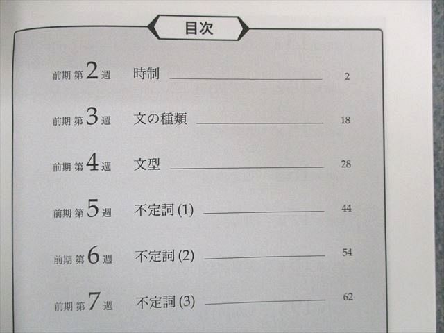 UG01-005 鉄緑会 高2 英語実戦講座 英文法 テキスト 状態良品 2021