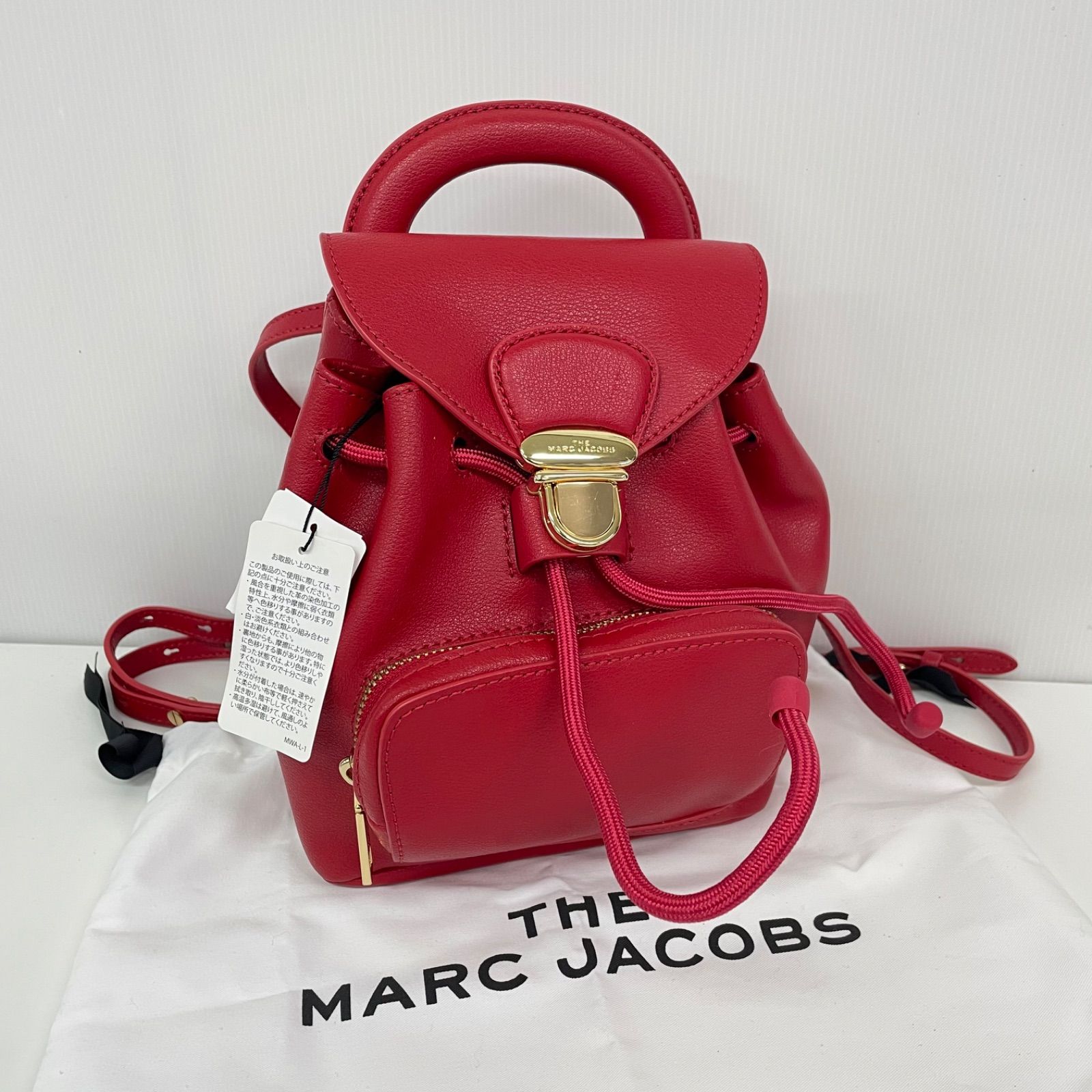 未使用 美品 MARC JACOBS マークジェイコブス レザー リュック