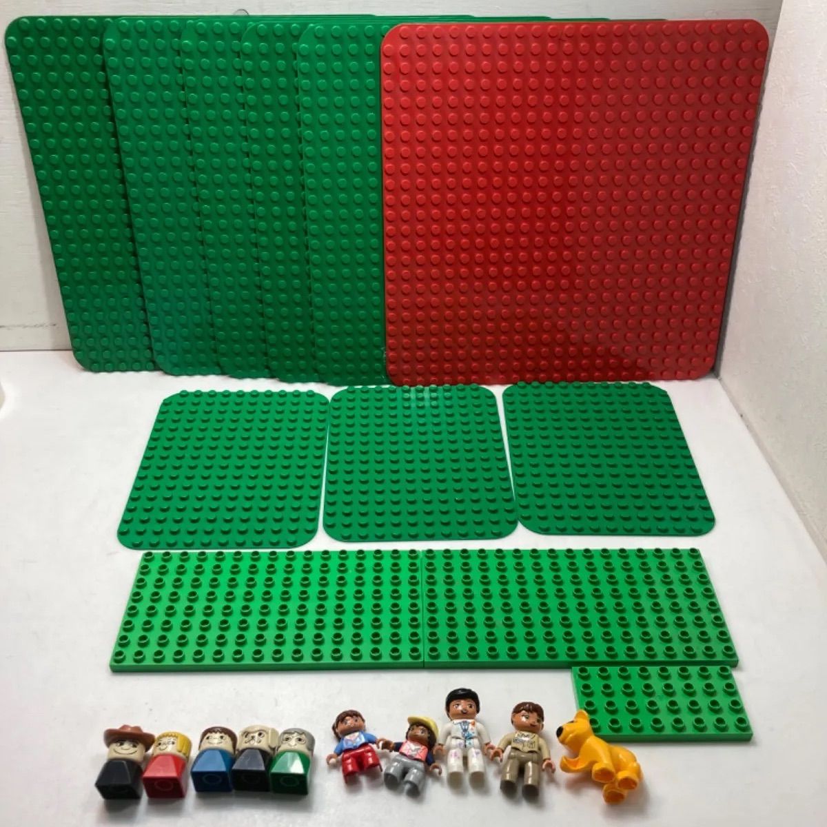 ☆ LEGO DUPLO レゴ デュプロ オールドフィグ、フィグ、動物、基礎板 
