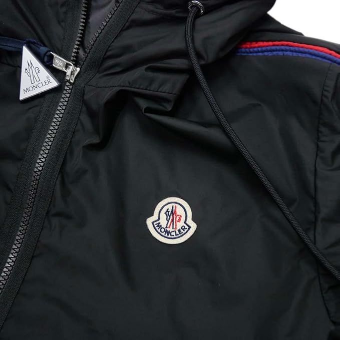 MONCLER フード付きナイロンジャケット 青 モンクレール MONCLER