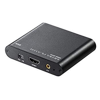 【中古】サンワダイレクト 4K対応 メディアプレーヤー USBメモリ/SDカード対応 HDMI/RCA出力 MP4再生 400-MEDI023 中古】 サンワダイレクト 4K対応 メディアプレーヤー USBメモリ SD