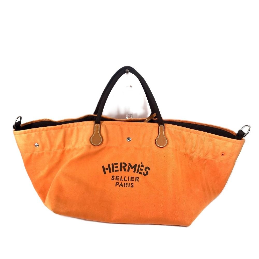 エルメス HERMES キャバリエ ワンショルダーバッグ コットン 