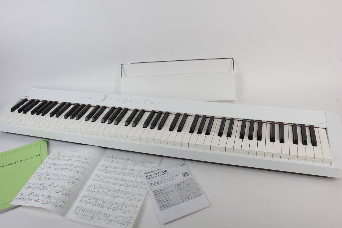 CASIO デジタルピアノ Privia PX-S1000WE 88鍵盤 ホワイト カシオ 音楽