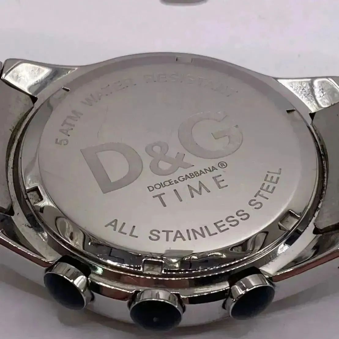 ✨高級ブランド✨】D&G DOLCE＆GABBANA 5ATM WATERクォーツ 腕時計 