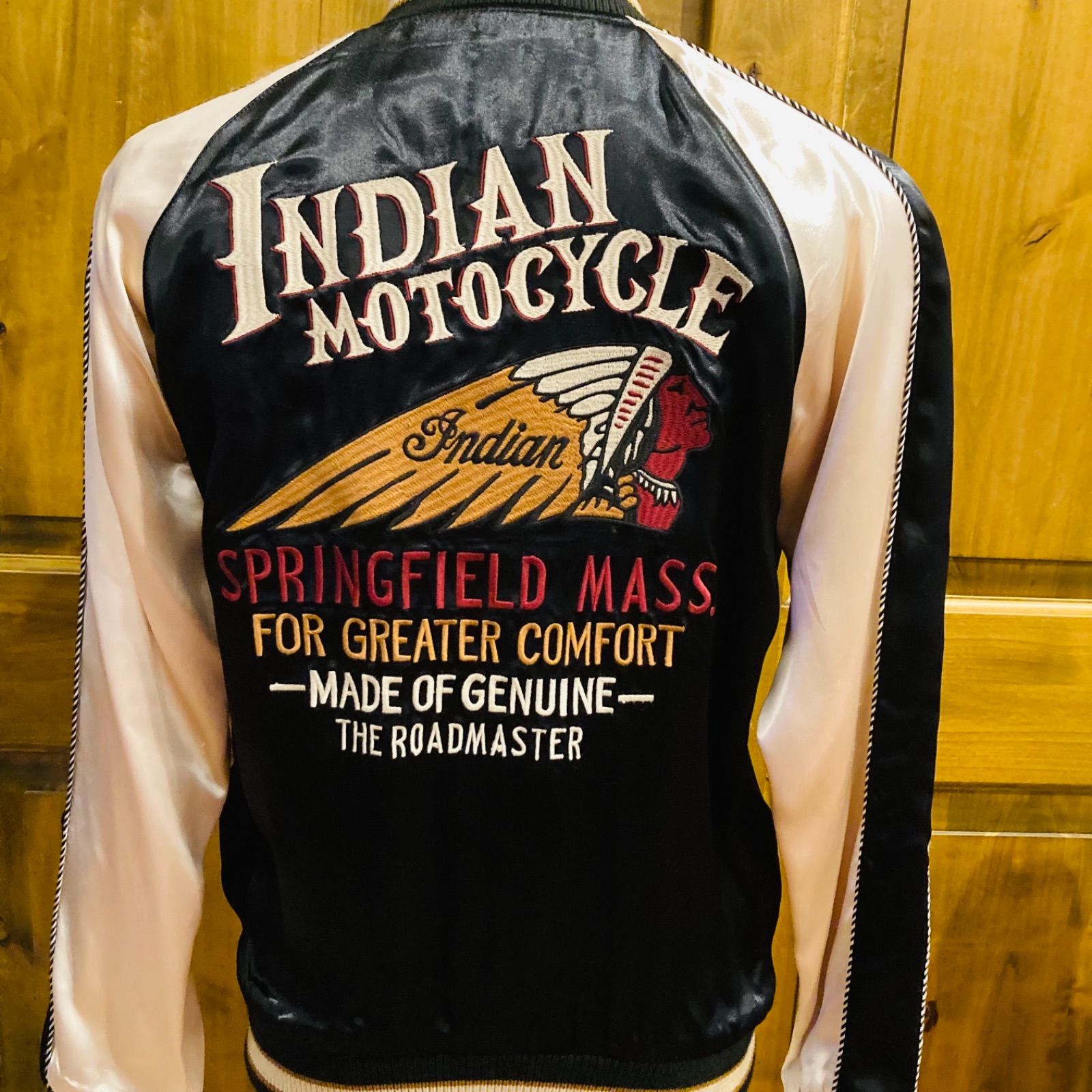 インディアンモーターサイクル スカジャン リバーシブル M