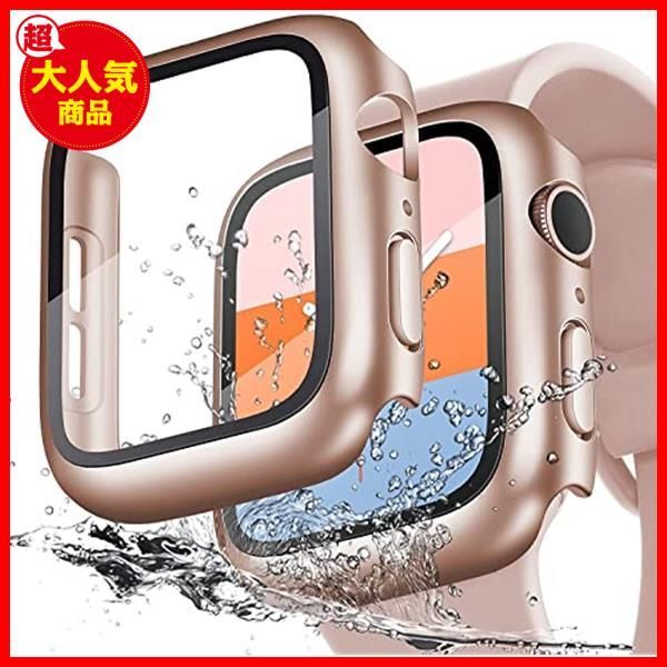 AppleWatch 40mm フィルム一体型ケース SE ゴールド 通販