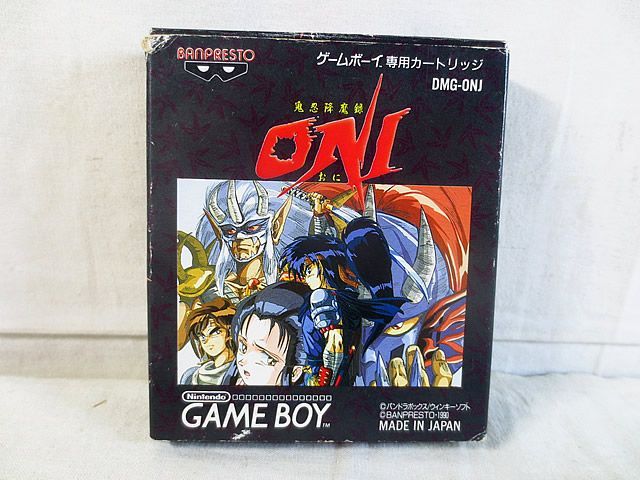 BANPRESTO - 美品　バンプレスト　GAME BOY　GB　ゲームボーイ　鬼忍降魔録 ONI BANPRESTO - 新品同様 バンプレスト GAME BOY GB ゲームボーイ