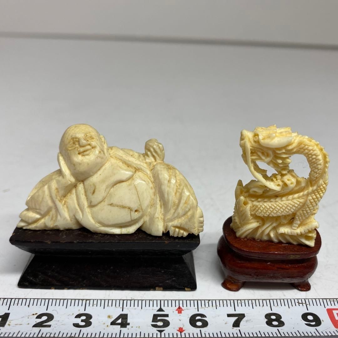 上 彫刻 3点セット 重さ57g 東H5-0820