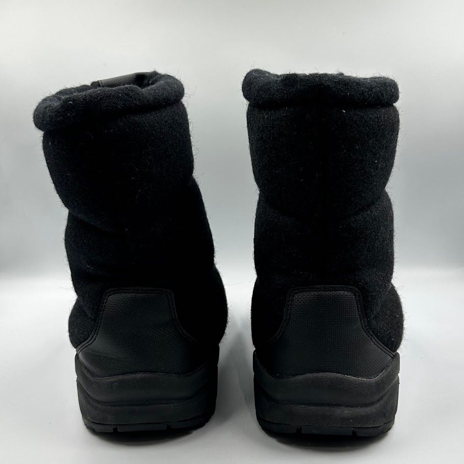  THE NORTH FACE ノースフェイス ヌプシ ブーツ ブラック ウール 28 cm ムートンブーツ ブーツ 革靴
