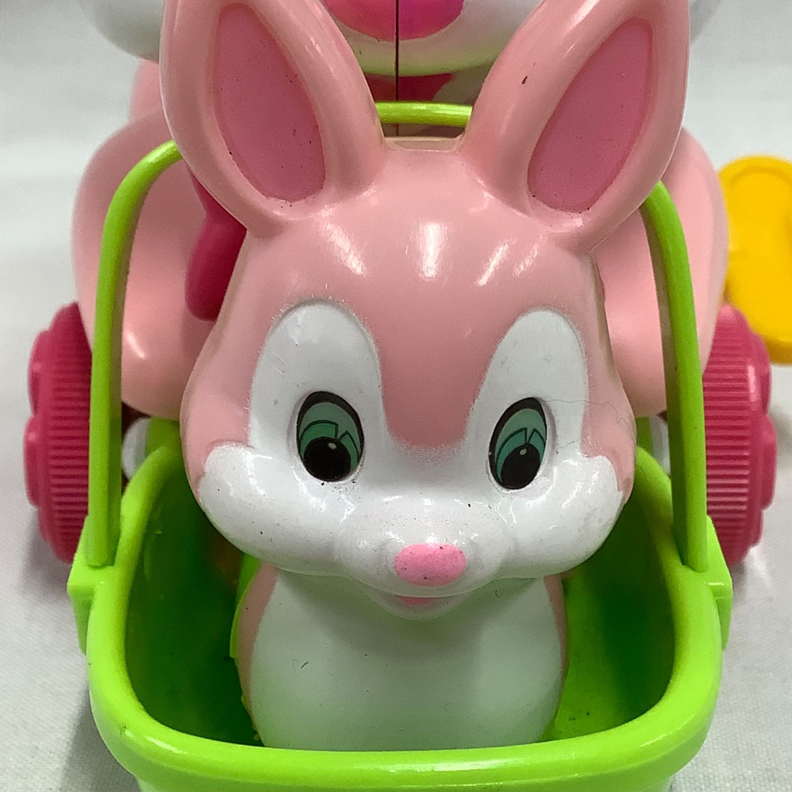 昭和レトロ うさぎのおもちゃ ゼンマイ式 うさぎの親子 日本製