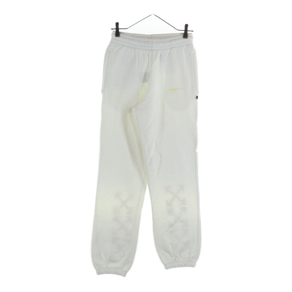 OFF-WHITE オフホワイト 19AW Sweatpants スウェットパンツ ホワイト OMCH026F19E30010