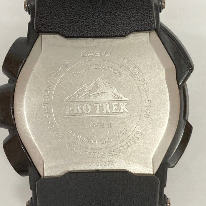 ☆CASIO カシオ 腕時計 PRO TREK 5214 PRW-5100 ブラック - メルカリ