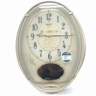 【動作品】SEIKO WaveSymphony AM222S 電波時計 SEIKO メロディ時計 掛け時計 ウェーブシンフォニー AM222S 電波