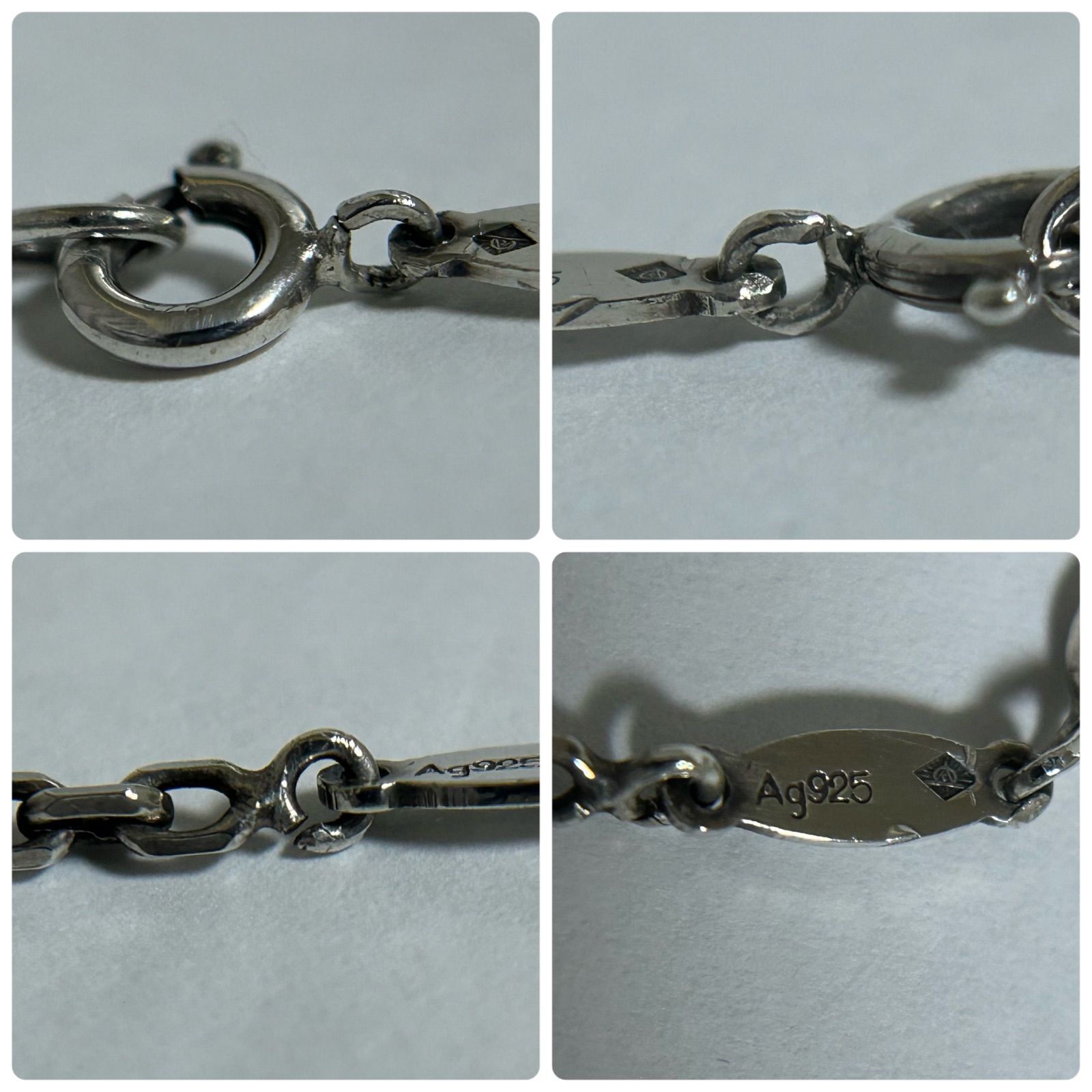 HERMES エルメス チェーン ネックレス Silver 925 Vintage - メルカリ