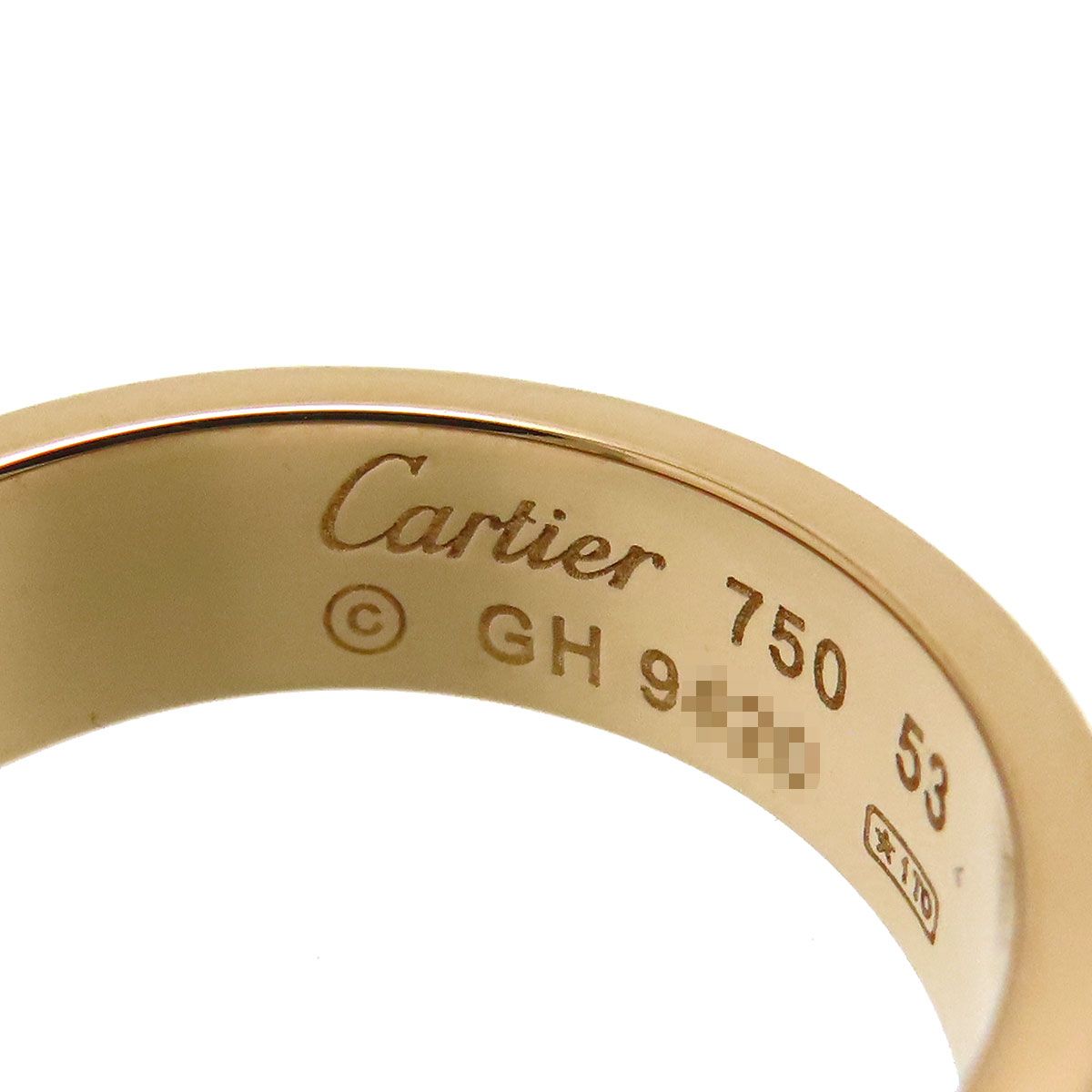 カルティエ Cartier ラブ リング 750 #53（カルティエ