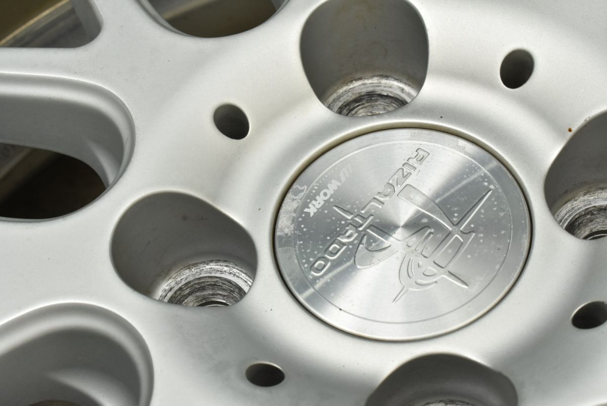 カスタム用に WORK リザルタード 17in 7J 40 PCD100 4本セット ロードスター スイフト ヴィッツ ヤリス 交換用 ワーク TRITUETUBI_COM