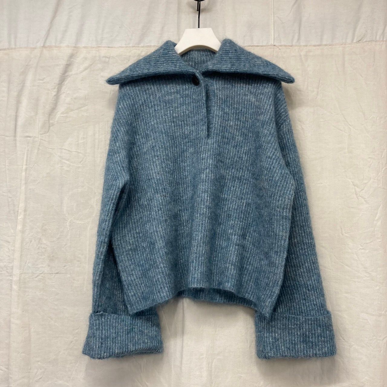 SAYAKA DAVIS ニット 22080410002530 Knit Big Collar Polo - メルカリ 