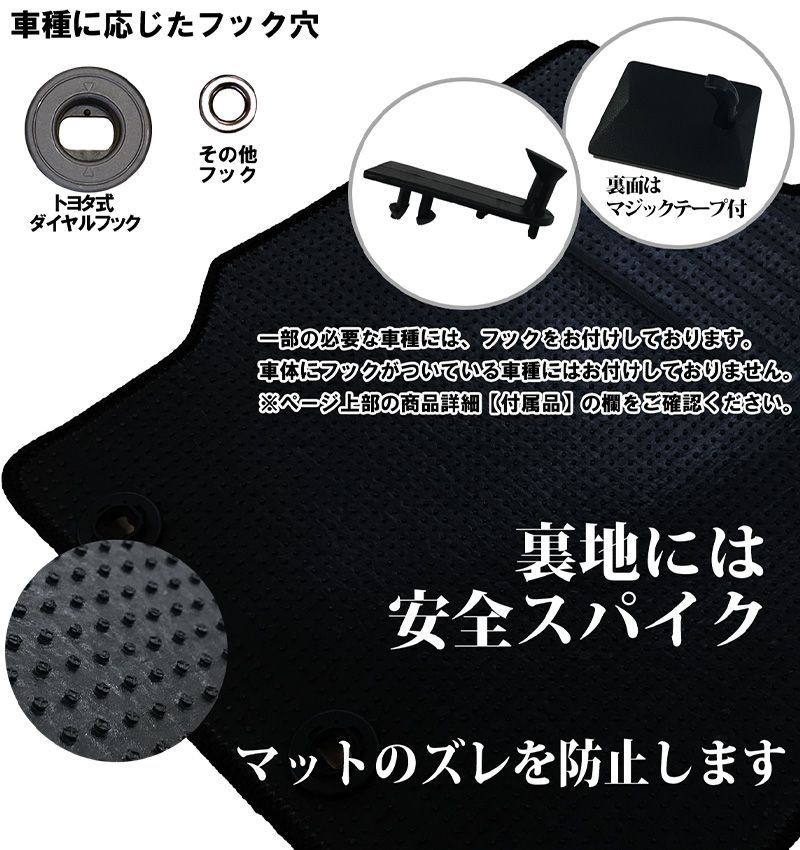 トヨタ ポルテ 10系 フロアマットラゲッジマット 織柄黒 セット 社外新品 カー用品のDIプランニング メルカリ