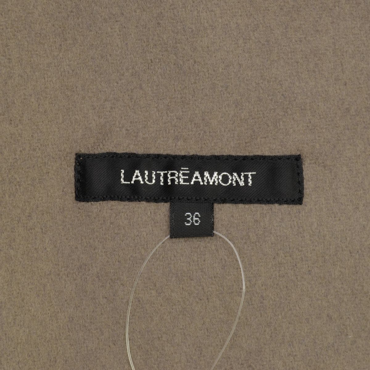LAUTREAMONT】21AW 310417152 Aラインクラシックハーフコートウール 