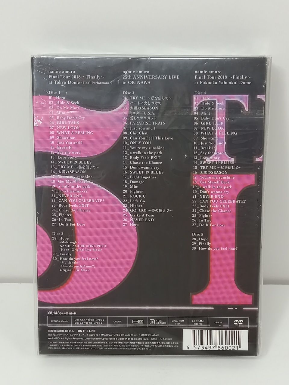 安室奈美恵 namie amuro Final Tour 2018 Finally DVD BOX 初回