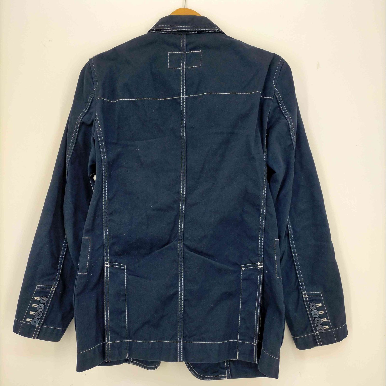 コムデギャルソンオム　20ss　製品染め　リネン混　テーラードジャケット コムデギャルソンオム 20ss 製品染め リネン混 テーラード