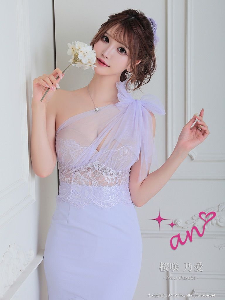 Andy ホワイトレースドレス　AN-OK2651 Andy ホワイトレースドレスAN-OK2651