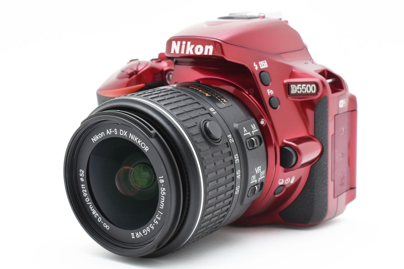 7019ショット Nikon D5500 レッド 赤 Wi-Fi搭載 #8144 - メルカリ