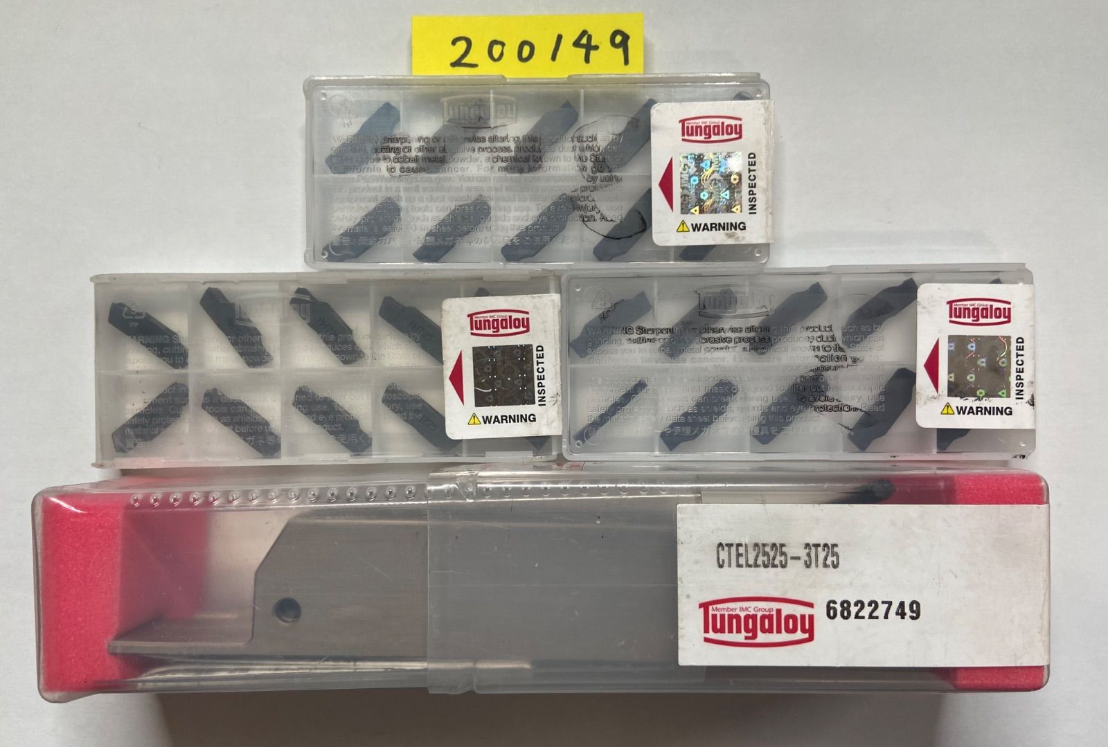 タンガロイTungaloy STE3-040 T515 2箱 DTX4-040 AH725 1箱 CTEL2525-3T25