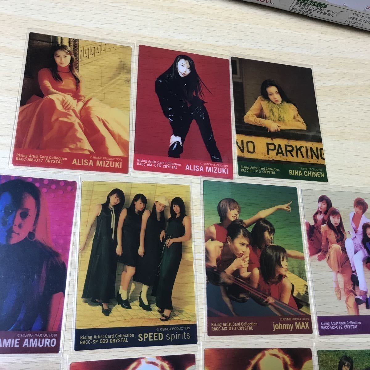 安室奈美恵　限定カード 安室奈美恵 カード まとめ 知念里奈 観月ありさ Johnny MAX マックス