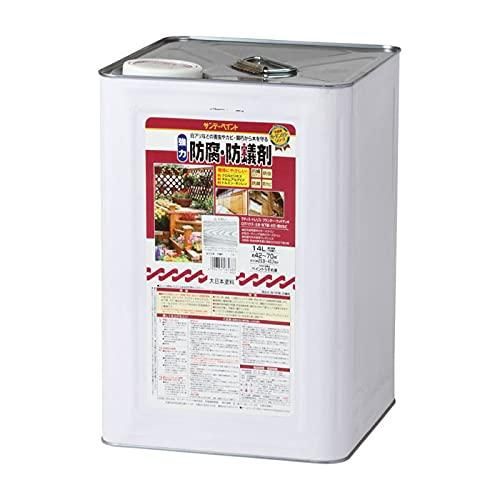 5営業日で発送 サンデーペイント ｻﾝﾃﾞｰ 強力防腐防蟻剤 ﾌﾞﾗｳﾝ 14L 265695